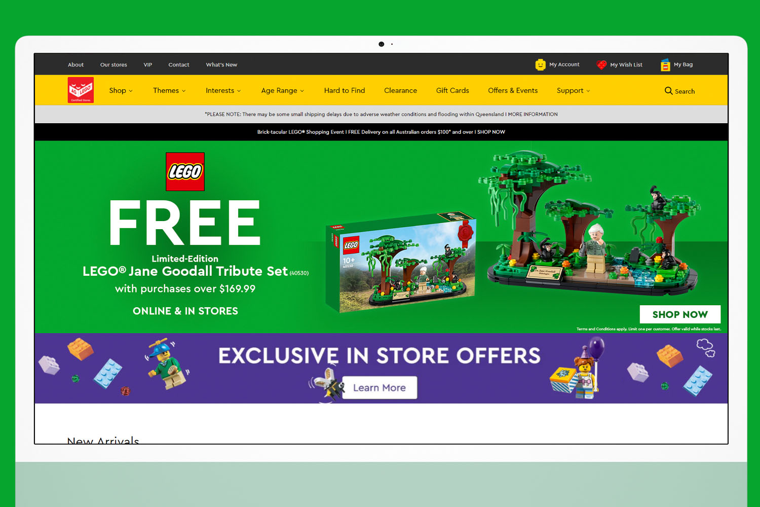 lego jane goodall promotion