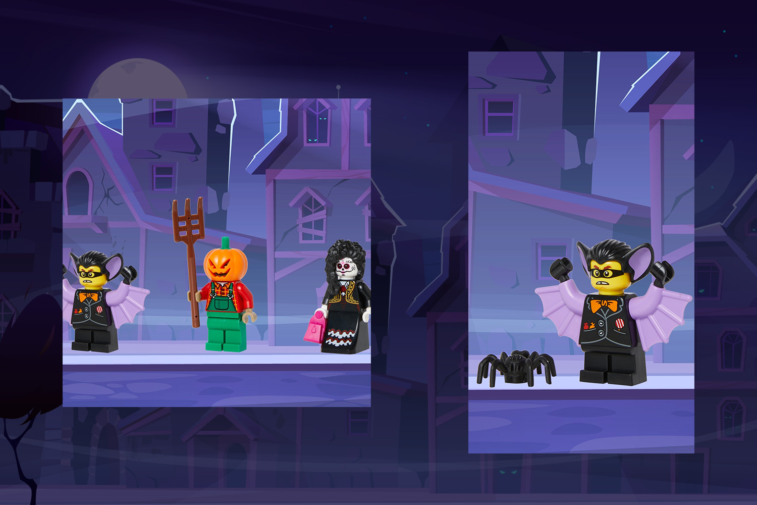 lego build a minifigure halloween