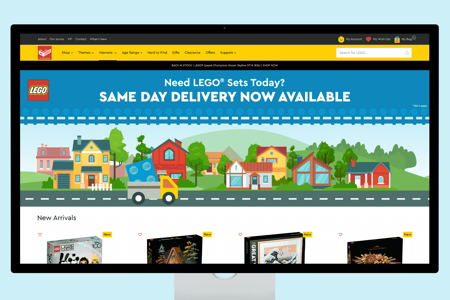 Lego next day delivery sales